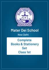 Test Set Mater Dei School | New Delhi | Complete Books & Stationery Set | Class 1 | 2025 | Mater Dei School | New Delhi | Complete Books & Stationery Set | Class 1 | 2025 |