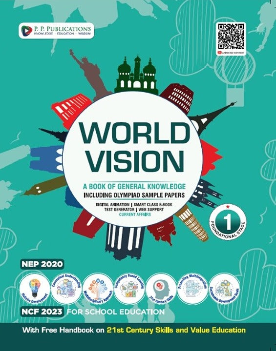 World Vision (GK)-1
(With Free Handbook on 21st Century Skills and Value Education)
