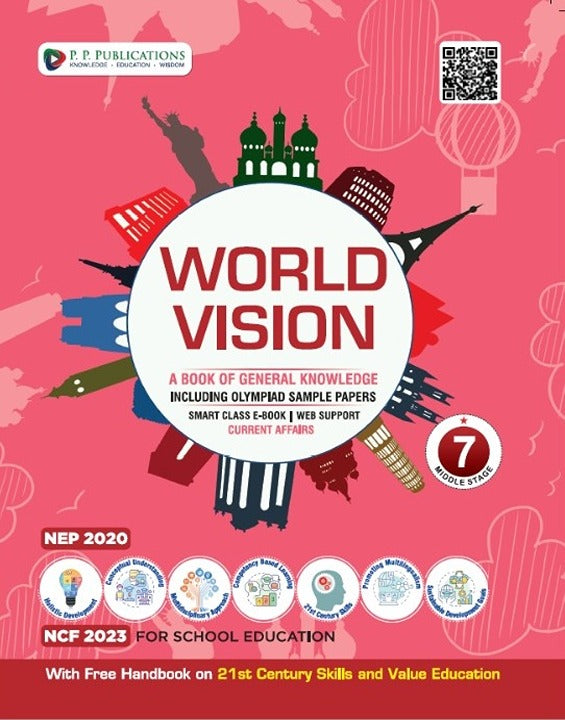 World Vision (GK)-7
(With Free Handbook on 21st Century Skills and Value Education)