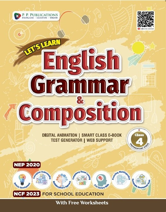 Let's Learn English Grammar & Composition-4 (With Free Worksheet)