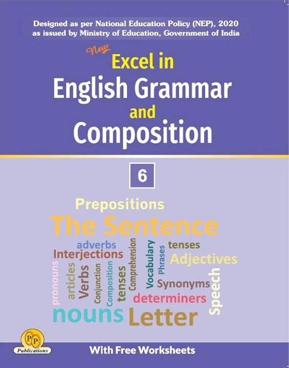 New Excel in English Grammar & Composition-6 (With Free Worksheets)