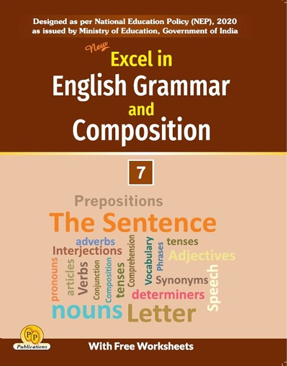 New Excel in English Grammar & Composition-7 (With Free Worksheets)