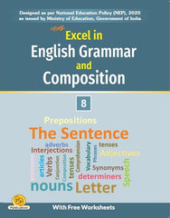 New Excel in English Grammar & Composition-8 (With Free Worksheets)