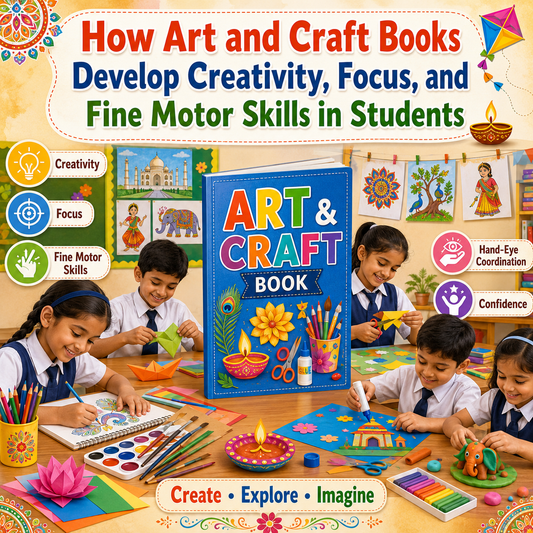 How Art and Craft Books Develop Creativity, Focus, and Fine Motor Skills in Students