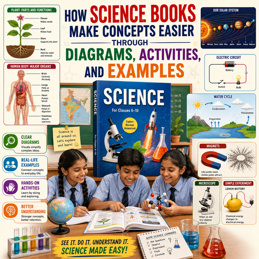 How Science Books Make Concepts Easier Through Diagrams, Activities, and Examples