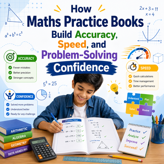 How Maths Practice Books Build Accuracy, Speed, and Problem-Solving Confidence