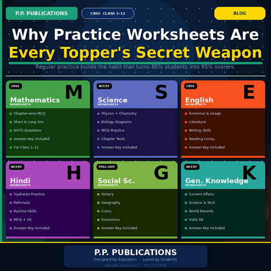 Why Practice Worksheets Are the Secret Weapon of Every CBSE Topper