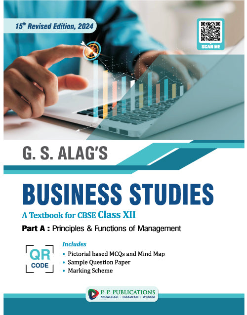 G.S. Alag's Business Studies Textbook-12 (2025), 16th Revised Edition- Part-A-B