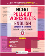 NCERT PULL-OUT WORKSHEETS ENGLISH (Language & literature)-9 (2026)