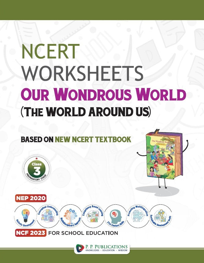 NCERT OUR WONDROUS WORLD EVS WITH WORKSHEETS CLASS-3 (WITH BINDING)