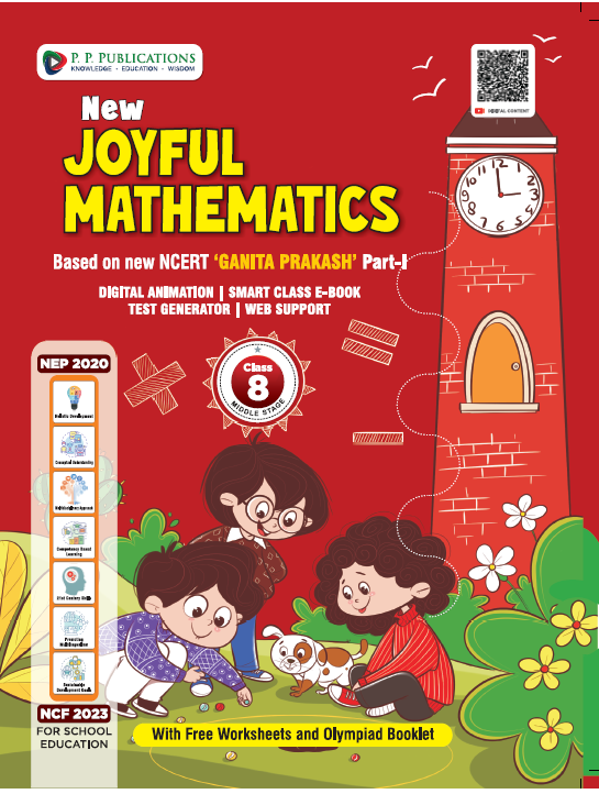 New Joyful Mathematics-8 (with free Worksheet & Olympiad booklet)