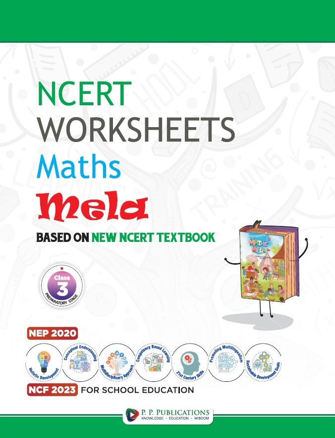 NCERT MATHS MELA  WITH WORKSHEETS CLASS-3 (WITH BINDING)