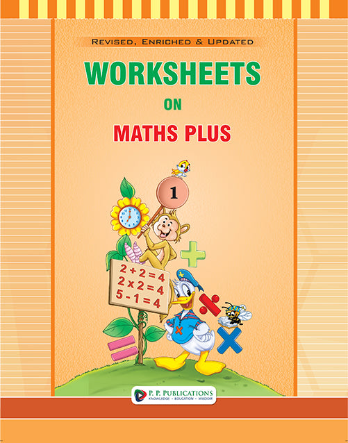 Learn Maths Plus Worsheets on Maths Plus-1 – P.P. Books Private Limited
