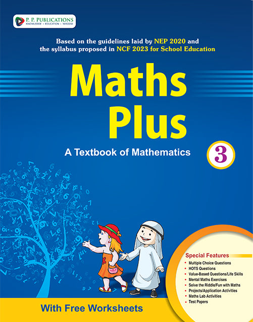 Learn Maths Plus Maths Plus (With Free Worksheets)-3 – P.P. PUBLICATIONS