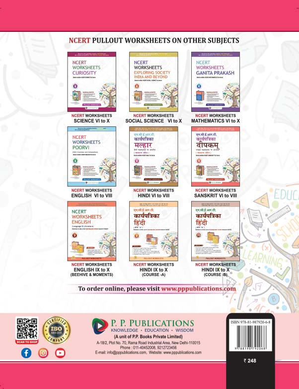 NCERT Worksheets Poorvi English Class 8