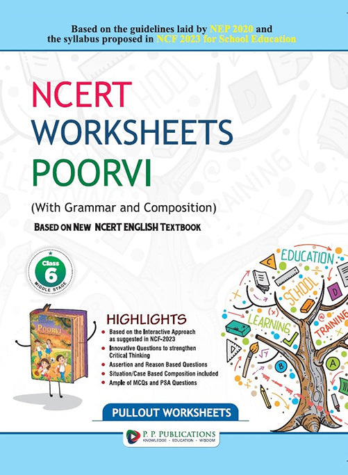 NCERT Worksheets Poorvi VI (English)