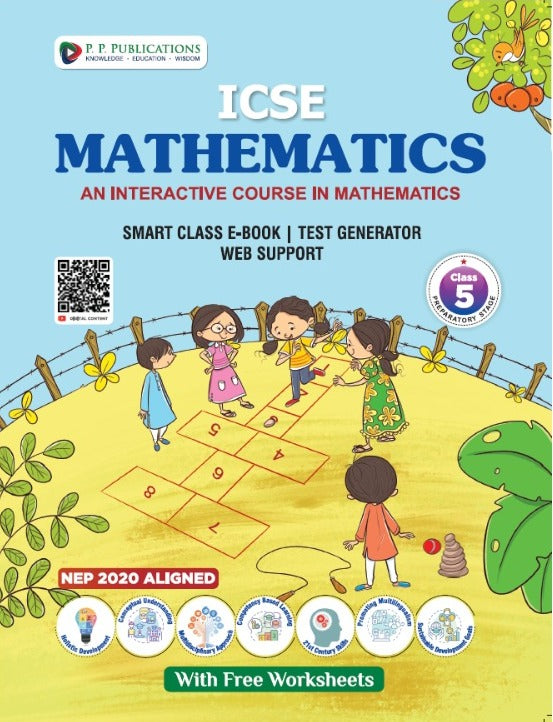Exercises Math 5p ICSE Mathematics (With Free Worksheet)-5 – P.P. Books Private Limited