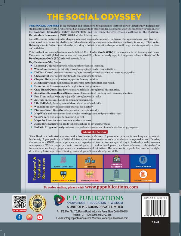 THE SOCIAL ODYSSEY CLASS-8(PART-1) (WITH FREE WORKSHEETS & OPERATION SINDOOR MODULE)