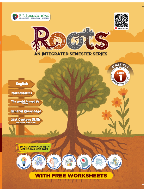 Classroom Roots ROOTS (SET OF 3 BOOKS) CLASS-1 – P.P. PUBLICATIONS