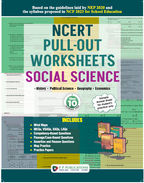 NCERT PULL-OUT WORKSHEETS SOCIAL SCIENCE CLASS-X (2026)