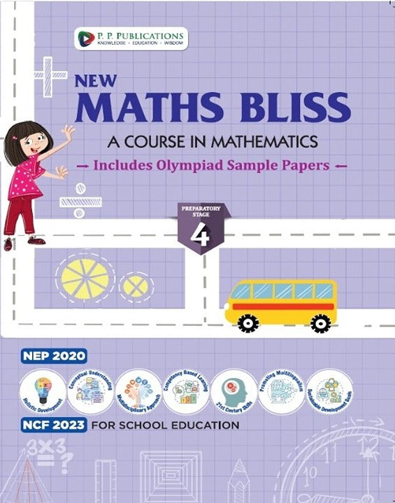 New Maths Bliss-4 With Worksheet