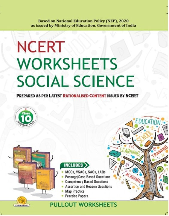 NCERT Worksheets Social Science-10 (with binding)